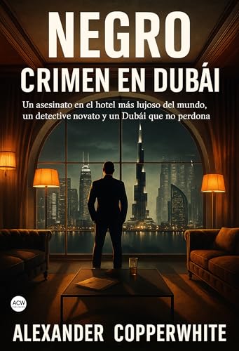 Negro - Crimen en Dubái (Novela negra de humor): Un asesinato en el hotel más lujoso del mundo, un detective novato y un Dubái que no perdona (Los casos de Francisco Valiente Polillas nº 1)