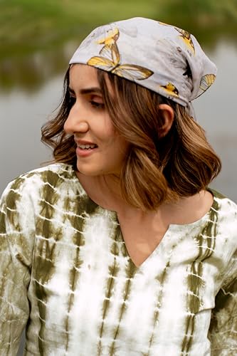 Image of MIRCHI FASHION Women's Cotton Shibori Dyed Printed Co-Ord Set of Short Kurti & Plazzo Pant
