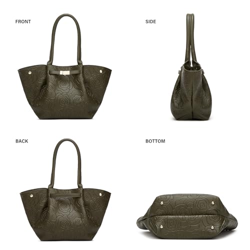 Image of Women Fashion Handbags Wallet Tote Bag Shoulder Bag Top Handle Satchel Purse Set 4pcs