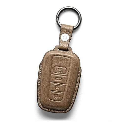 Image of for Toyota Key fob Cover Leather car Key case Avalon Camry TRD Corolla Highlander Prius Prime RAV4 Prime CHR Accessories
