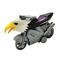 Deluxebase Wilde Reiter - Eagle Reibung trieb Spielzeugmotorräder mit kühlen Tierreitern, große Adlerspielwaren für Jungen und Mädchen an.
