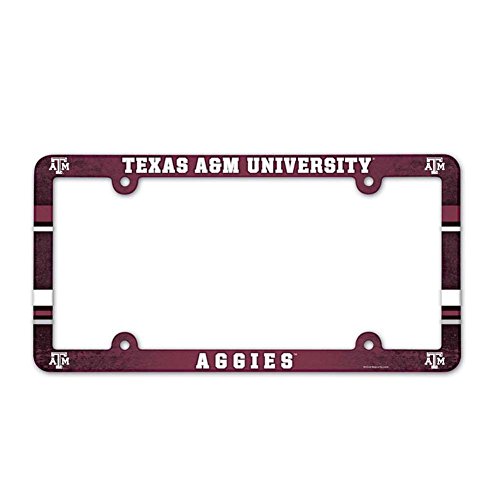 NCAA License Plate with Full Color Frame