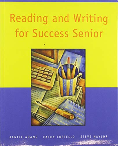 Reading and Writing for Success Senior 0774714905 Book Cover