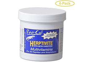 Rep-Cal Herptivite Multivitamin Supplement with Beta Carotene - The Top Choice for Reptile Health