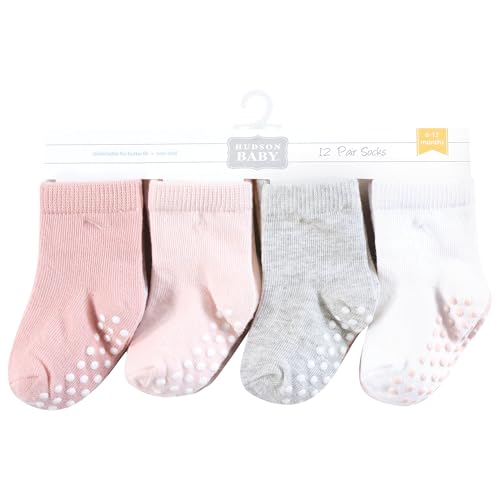Hudson Baby Unisex Baby Cotton Rich Newborn and Terry Socks2