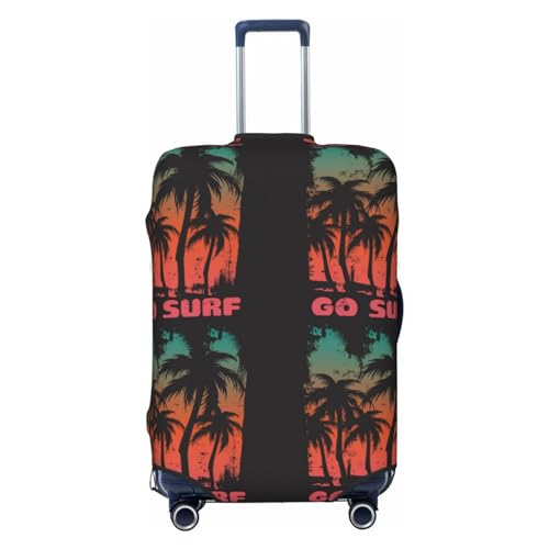 Go Surfer For Travel Luggage Cover Suitcase Protector Fits 18-32 Inch Travel Luggage Protector Elastic Luggage Anti-Scratch Suitcase Cover