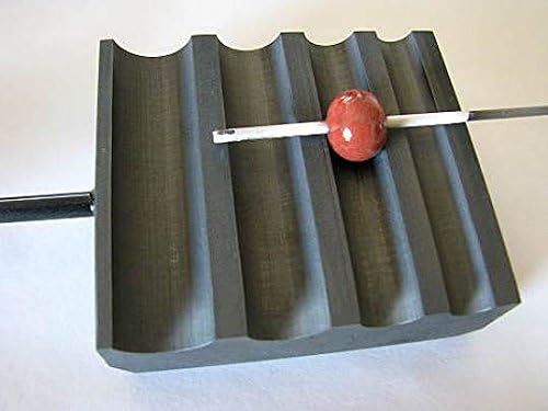 Lampwork, Beadmaking 4 Slot Round Graphite Shaper