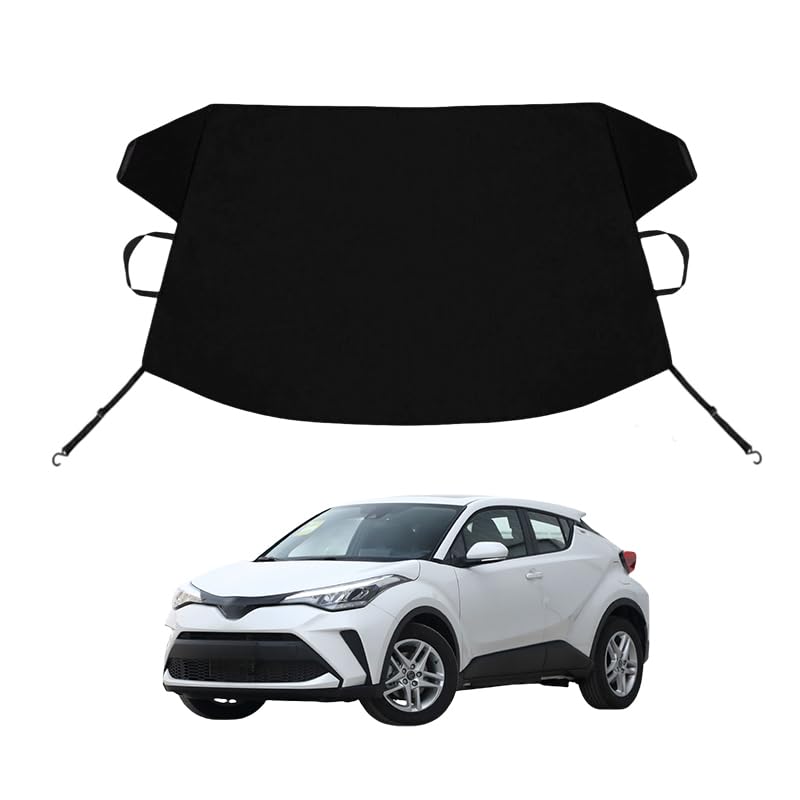 Image of CH-R Custom Windshield Cover for Ice and Snow for to-yo-ta CHR Windshield Snow Cover 600D Shade Blocks Winter Frost Hail Protector Car Accessories