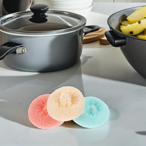 Estropajos de bambú antirrayas para platos, la solución eficaz para fregar ollas sin dañar 6