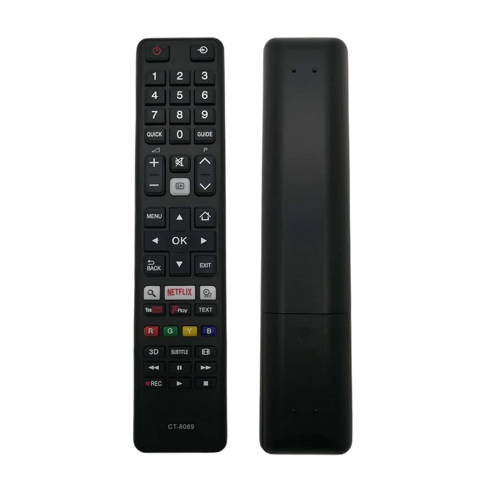 VINABTY CT-8069 CT8069 Telecomando sostitutivo per Toshiba TV LED LCD 43V6763DB 49L3653DB 43U6663DB 32D3653DB 32W3753DG 43L3753DB 43U5766DB 49L3658DB 32L3753DB 32W3753DB VINABTY CT-8069 CT8069 Telecomando sostitutivo per Toshiba TV LED LCD 43V6763DB 49L3653DB 43U6663DB 32D3653DB 32W3753DG 43L3753DB 43U5766DB 49L3658DB 32L3753DB 32W3753DB