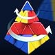 Oostifun ShengShou 4x4 Pyraminx Pyramide Dreieck Magic Cube Speed Puzzle Würfel 4-Lagen Dreieck Jinzita Würfel Stickerless