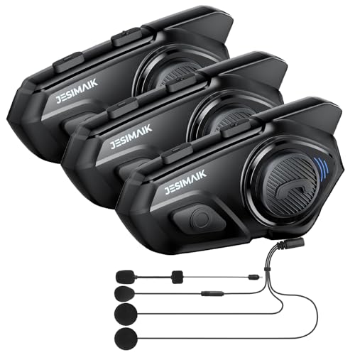 JESIMAIK バイク インカム R16Pro 通信距離1500m 2台 Amazon | JESIMAIK バイク インカム R16Pro バイク用インカム