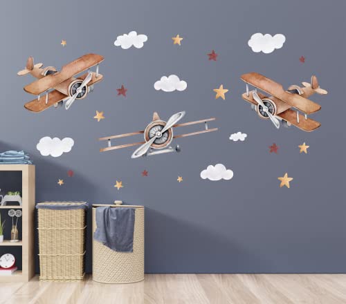 Vinilos Decorativos Avión Grande para Niños miniatura 5