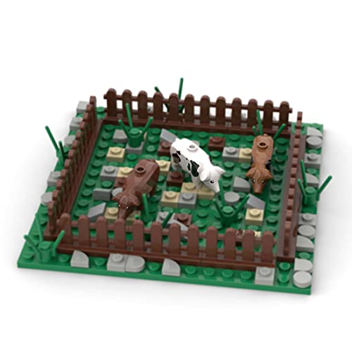 82St. Bauernhof Bausteine Kit, Farm Mähdrescher Lernspielzeug Kompatibel mit Lego Cover