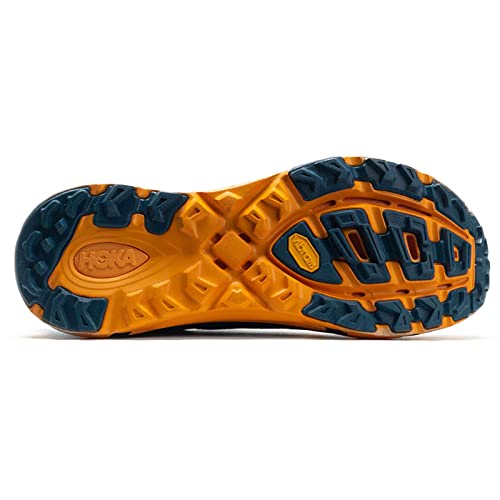 HOKA 1113530 Mafate Speed 3, Zapatillas de Trail para Hombre, Azul/Amarillo (Numeric_44)