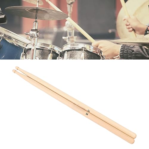 Baquetas 5A de Madera de Hickory para Batería miniatura 4