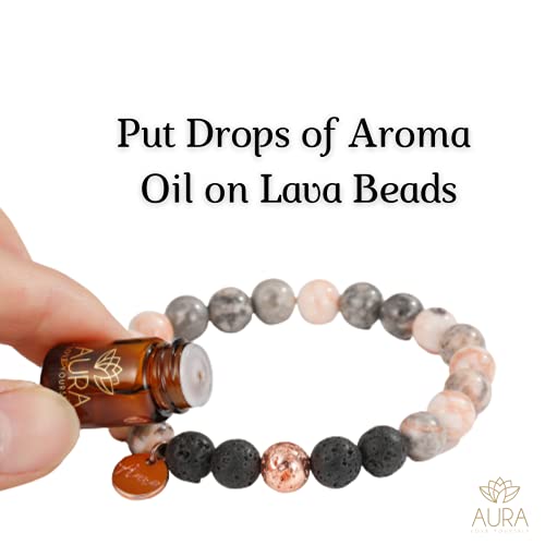 Lava Rock Bracelet, Anti Anxiety Bracelet for Women, Stress Relief Yoga Beads in Aromatherapy Essential Oil Diffuser Bracelet with Lavender Aromatherapy, Relaxation Gift steampunk buy now online