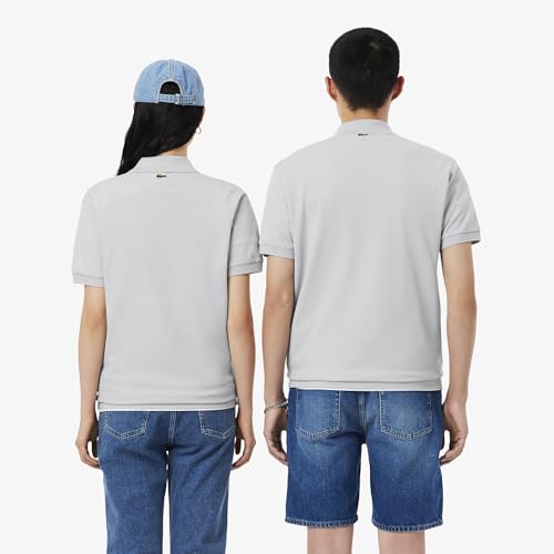 Image of Lacoste Mens Cotton Classic Fit Short Sleeve Embossed Branding Polo Shirt
