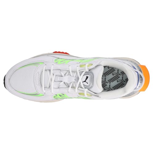 PUMA Mens Wild Rider Tecno Lace Up Sneakers Shoes Casual - Green, White - Size 11 M4