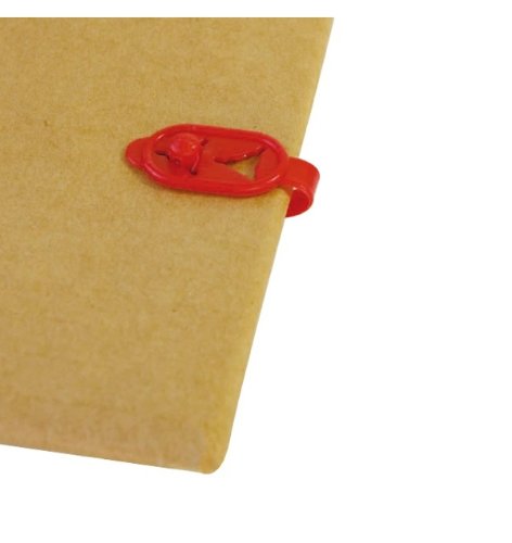 Laurel 503263 Duo Briefknopf für Versandtaschen 2 Positionen wiederverwendbar Plastik 125 Stück farblich sortiert