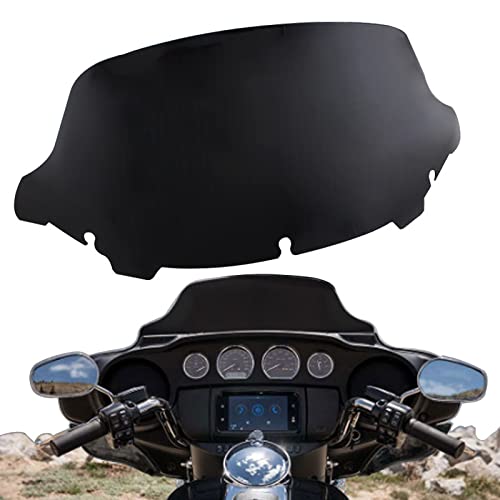 Black 10.5" Windshield Windscreen Compatible for Harley Davidson Touring Street Glide/Electra Glide/Ultra Limited/Superior Glide/Tri-Wheel Glide 2014-2021