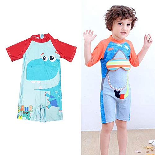 YIJU Criança Swimsuit de Uma Peça Trajes de Natação de Secagem Rápida de Manga Curta Criança de Prot