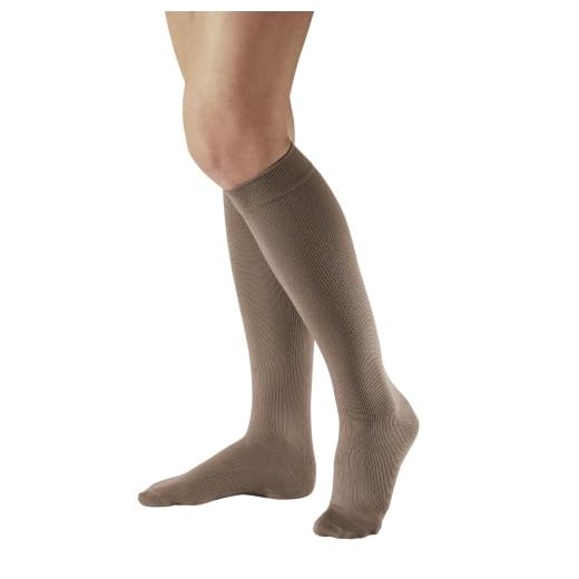 VenoStütz resestödstrumpor mikrofiber fördel 2-pack set mandel, storlek 43–45, 2 par