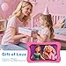 DigiLand 7 Inch Kids Tablet Ages 3-8, Android 13 Tablet for Kids,4G+32GB up to 128GB,Toddler Tablets with Dual Cameras,Best Electronics Tablets Gift for Kids,Shockproof Protective Case (Pink)