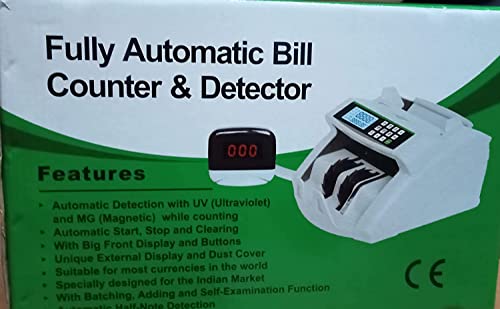 Image of swaggers Best Note Counting Machine with MG, UV, IR Fake Note Detection Updated with All New and Old Indian Currency