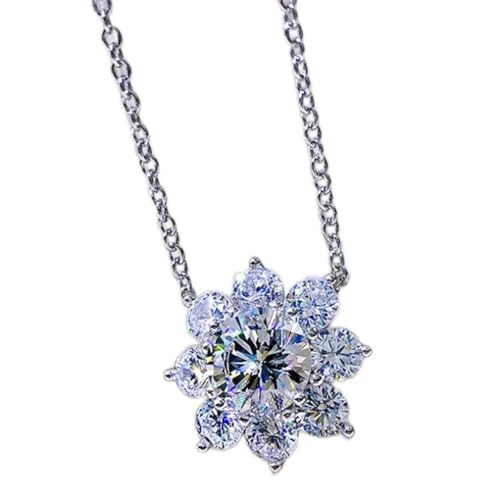 Collier Moissanite 8 MM d'exception pour un éclat éternel