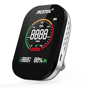 Mestek CO2 Messgerät Detektor LCD USB