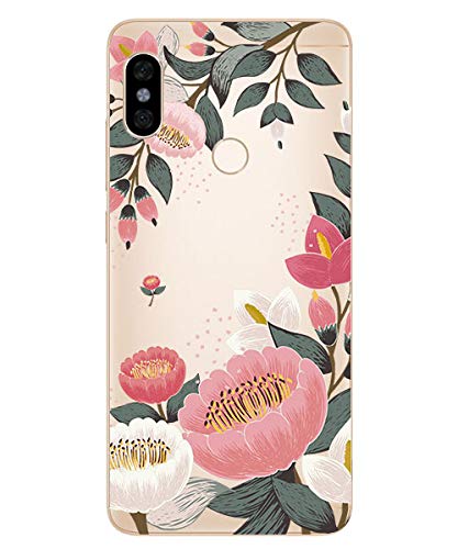 Coque Xiaomi Redmi Note 5 Souple Résistante Grosse Fleur - vue 2