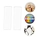 Gadpiparty 40Sets Self Adhesive Index Card Holders Sleeves for Easy Organization for Labeling Storage and Efficient File Management for Office and Library