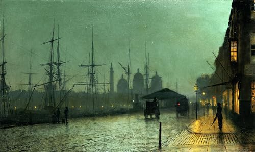 Impression d'affiches Coque à quai Humber par Grimshaw pour salon élégant 60x90cm