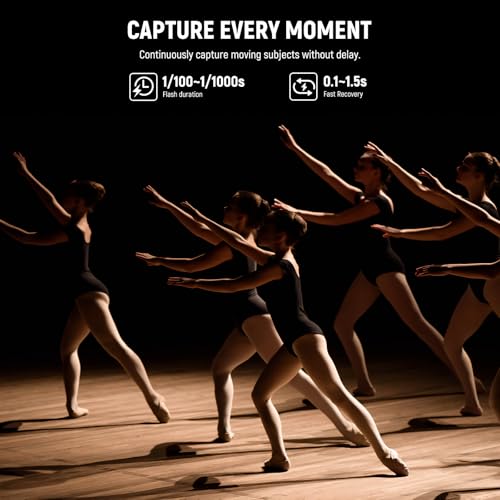 image for NEEWER S102-400W PRO Flash Lighting Kit (2 Pack) with 2X 2.4G Trigger,