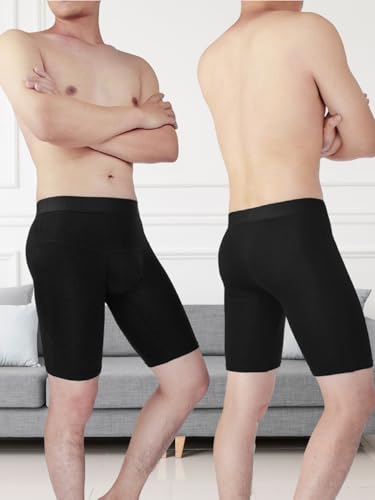 Men's Plus Size Sports Boxer Briefs Modal Underwear Anti-chafing, Elongated4