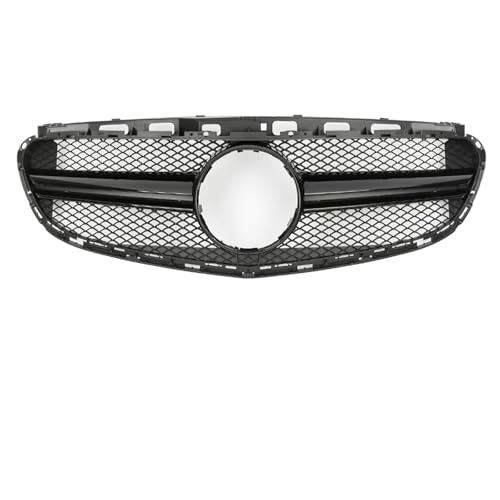 Calandre Benz W212 anti-vieillissement look GTR noir laqué pour pare-chocs Classe E 2014-2016