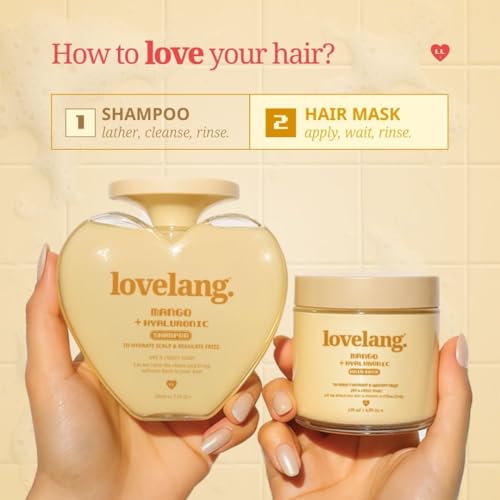 Image of Mango + Hyaluronic Hair Mask | Deep Hydration & Frizz Control | For Dry, Frizzy Hair | Smoothes & Nourishes | All Hair Types, 120 millilitre