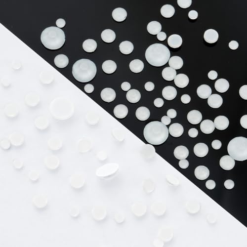 Image of Neon White Flatback Rhinestones SS16 (3.8-4.0mm), 1440pcs Glass Nail Gems, Non Hotfix Rhinestones for Nails, Crafts, Clothing, DIY Bling Decorations