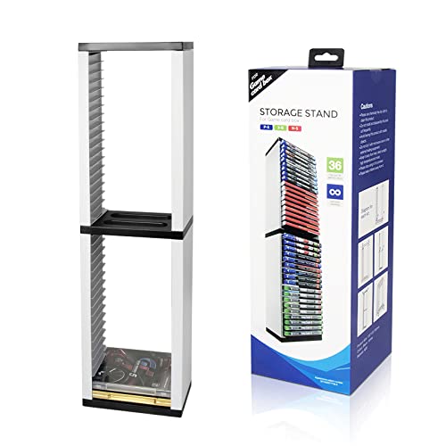 aichilra Soporte para 36 discos PS5 y videojuegos, formato compacto