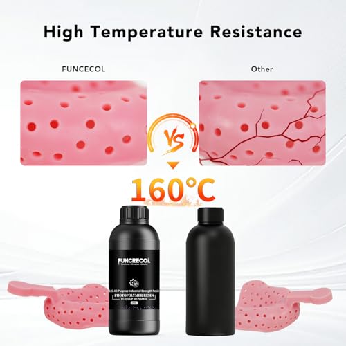 Image of 3D Printer Resin Pink, Ultra-Tough Pro Engineering Resin High Impact & Wear Resistant, Low Shrink, High Precision & Fast Curing for Functional Prototypes & Engineer Models 1000g