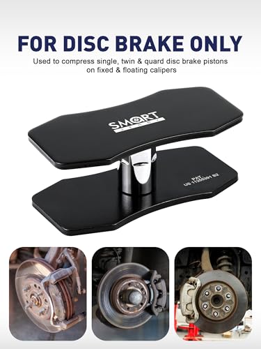 Image of Rear & Front Brake Caliper Compression Tool, Disc Brake Pad Spreader Tool | Brake Piston Spreader Tool for Single, Twin and Quad Calipers, Operating with 3 /4'' Open End Wrench or Ratcheting Wrench