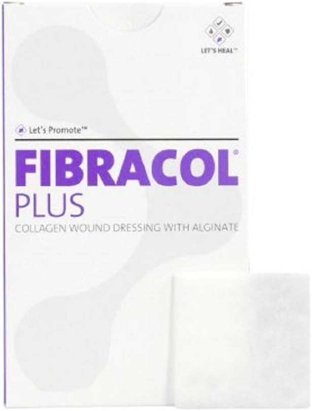Collagen Wound Dressing with Alginate 4X4 1 Dressing each by Fibracol Plus