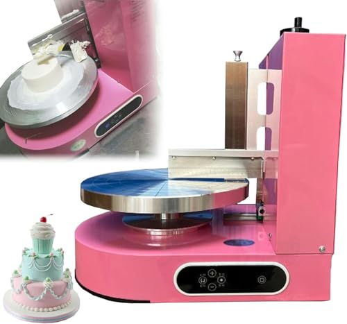 4-12 Inch Cake Butter Cream Spreading Machine, Cake Automatic Rotating Turntable Decorating Cream Depositor, Smoother Tool~/