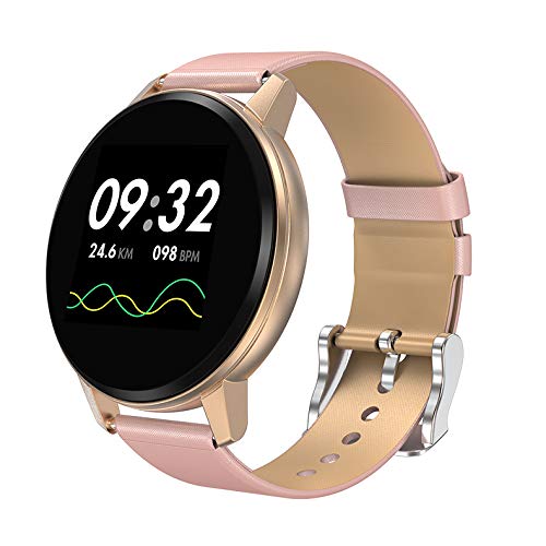 Smart Watch, IP68 Waterproof with 1.3 Inch Full Touch Screen Bluetooth  smartwatch, Fitness \u0026Activity Tracker, Heart Rate Monitor, Sleep Monitor,  Pedometer Call Notification for Android \u0026 iOS (Blue)- Buy Online in Bahamas