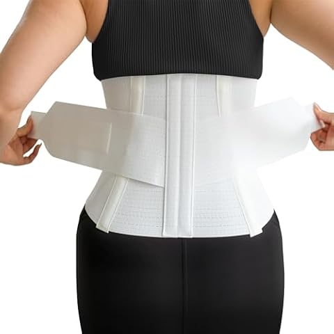 Alpha Medical Breathable Back Brace for Men & Women | Relief for Upper and Lower Back Pain | Back Support for Herniated Disc, Sciatica, Scoliosis | Lumbar Support | Back Stabilizer | Posture Corrector | L0625 (Large White) Cover