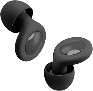 Ear Plugs for Sleeping Noise Cancelling, 27dB Reusable Soft Noise Reduction Earplugs for Sleeping,Noise Sensitivity,Concerts,Study,Work, Flexible Silicone Earplugs with 8 Eartips in XS/S/M/L - Black