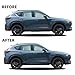 dewoshangmao Window Trim Chrome Delete Blackout Overlay Kit Pre-Cut Vinyl Compatible for Mazda CX-5 2017-2024, dewo1621