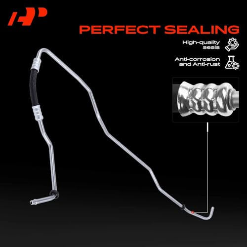 A-Premium Inlet and Outlet Automatic Transmission Oil Cooler Line Hose Assembly Compatible with Jeep Wrangler 2007 2008 2009 2010 2011, V6 3.8L by A-Premium - Image 3