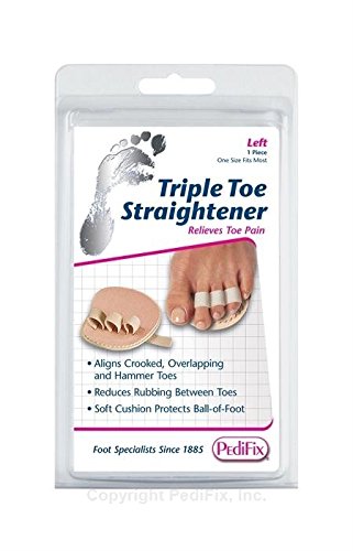 PediFix Podiatrists' Choice Triple Toe Straightener - Left and Right Pack